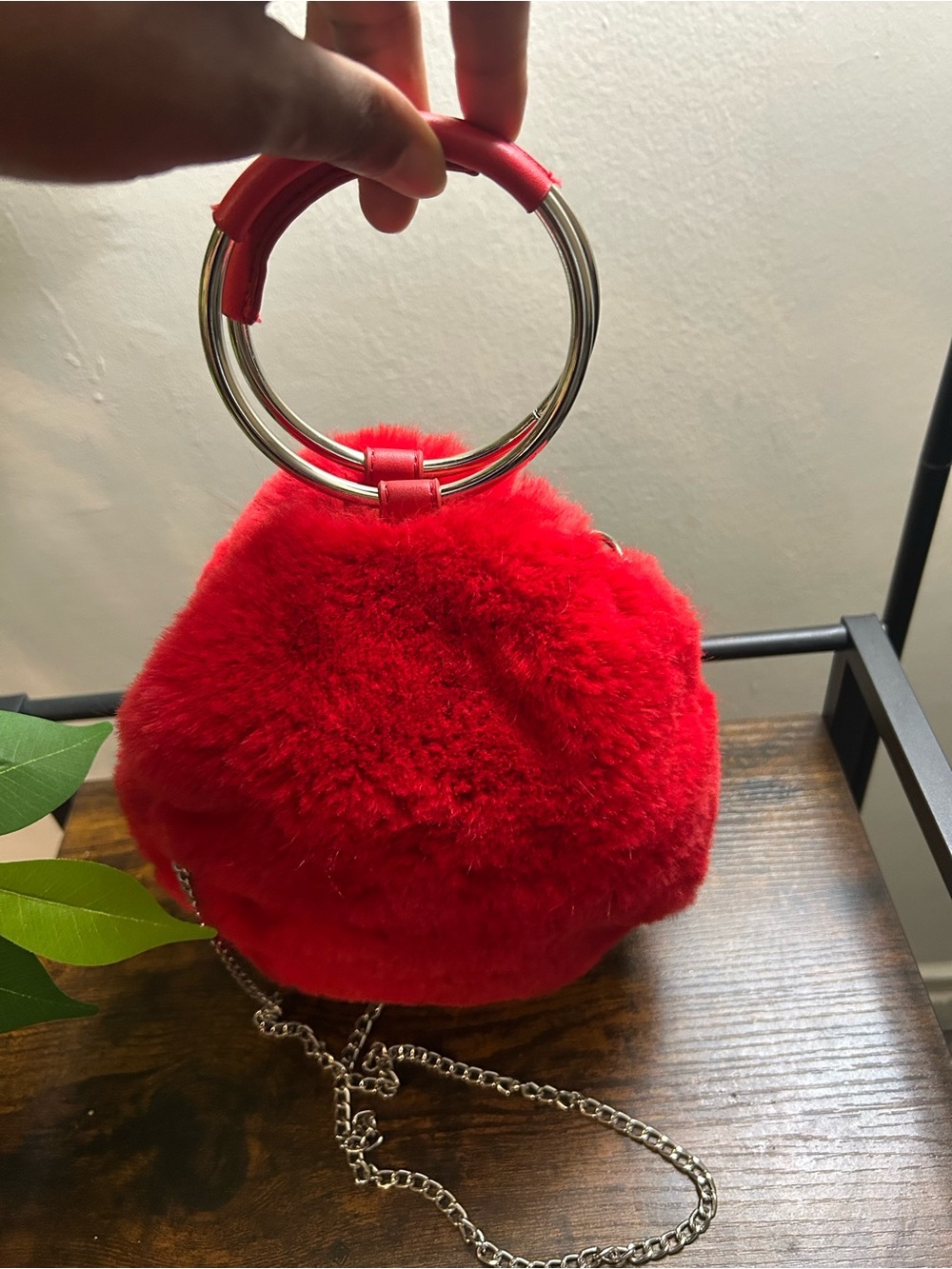 ASOS Red Circle Bucket Bag